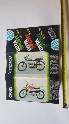 Beta produzione modelli 50 125 depliant anni 70 originale brochure