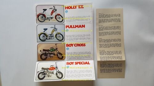 Beta produzione modelli 50 anni 70 depliant italiano originale