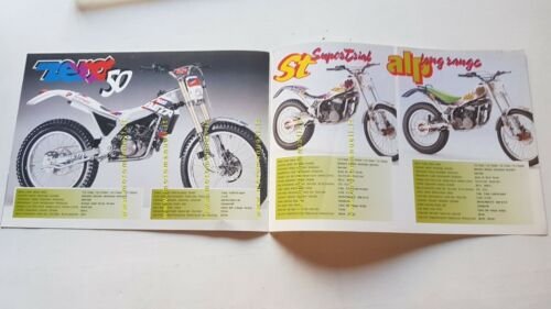 Beta produzione modelli Trial 1994 depliant moto originale brochure