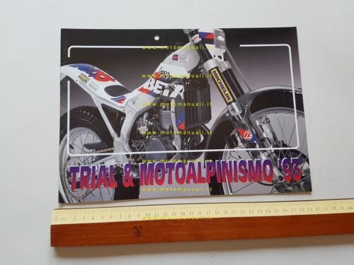 Beta produzione modelli Trial Motoalpinismo 1993 depliant originale italiano