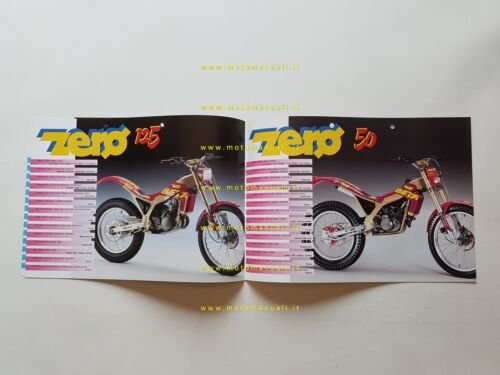 Beta produzione modelli Trial Motoalpinismo 1993 depliant originale italiano