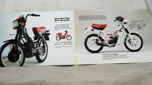 Beta Produzione TUBONI 50 serie Four 1985 depliant originale brochure