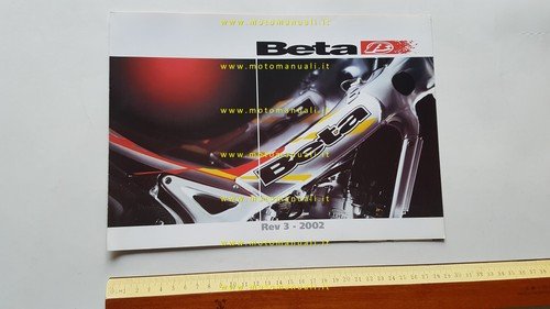 Beta REV-3 2002 Trial depliant originale italiano