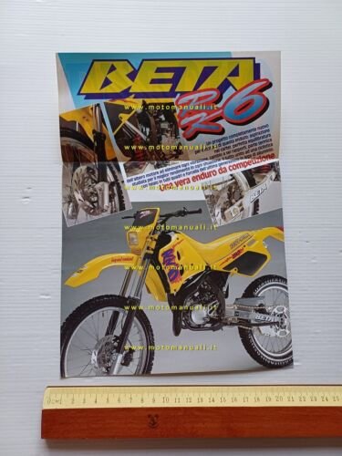 Beta RK6 50 Enduro Gara depliant italiano originale