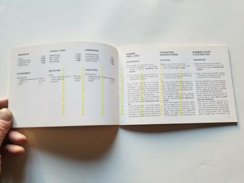 Beta TR 32 240 Trial 1984 manuale uso manutenzione libretto …