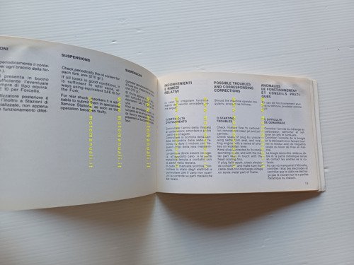 Beta TR 34 TRIAL 50 1987 manuale uso manutenzione libretto …