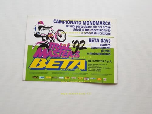 Beta Trial modelli 1992 ZERO - Synt - ST - …