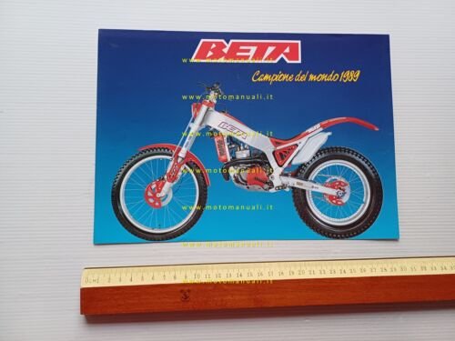 Beta Trial ZERO 260 - 240 1990 depliant originale ITALIANO