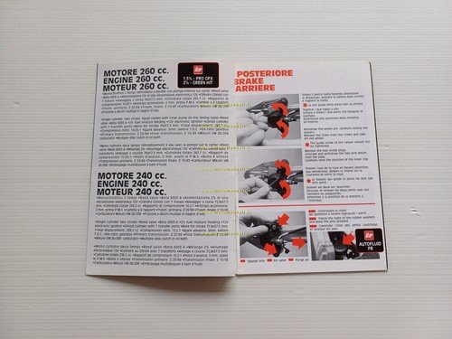BETA Zero Trial 1992 manuale uso manutenzione originale moto owner's …