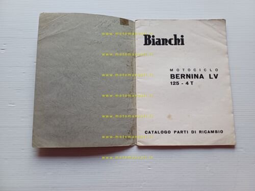 Bianchi 125 Bernina LV 1962 catalogo ricambi originale