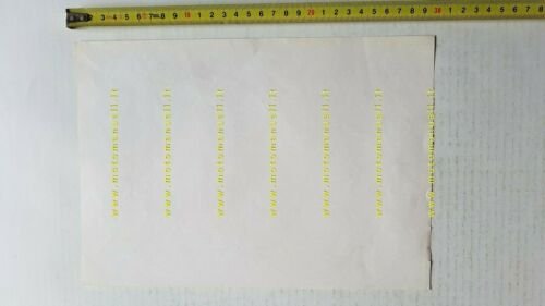 Bianchi 125 Mendola 1955 depliant moto originale brochure