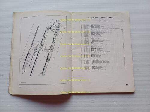 Bianchi 125 Mendola N Turismo- Gran Turismo 1960 catalogo ricambi …