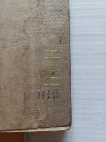 Bianchi 250 Freccia d'Oro 1938 manuale uso + ricambi originale …