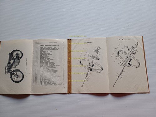 Bianchi 49 Sparviero Sport 2-3 V motore Puch 1957 SUPPLEMENTO …