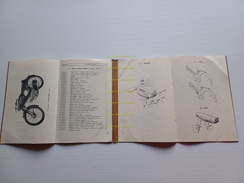 Bianchi 49 Sparviero Sport 2-3 V motore Puch 1957 SUPPLEMENTO …