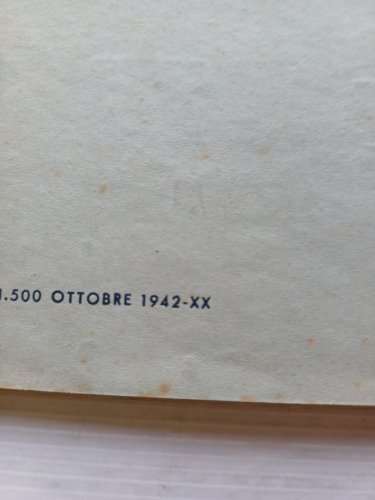 Bianchi 500 M Militare 1942 manuale uso manutenzione originale anteguerra