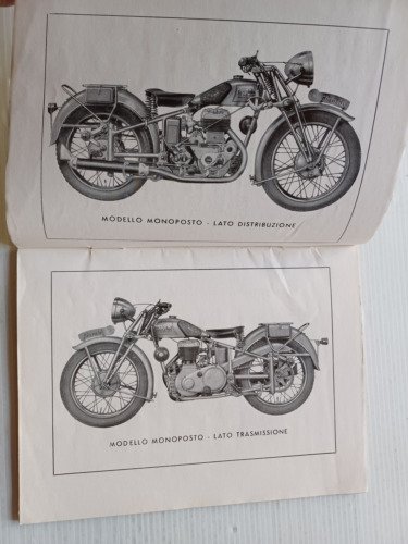 Bianchi 500 M Militare 1942 manuale uso manutenzione originale anteguerra