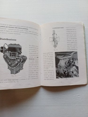 Bianchi 500 M Militare 1942 manuale uso manutenzione originale anteguerra