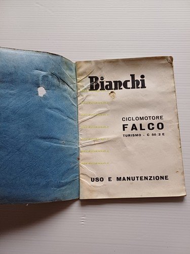 Bianchi Falco Turismo C 50 2E 1961-2 manuale uso manutenzione …