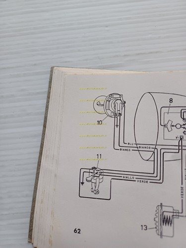 Bianchi Gardena 75 1959 manuale uso manutenzione libretto originale italiano