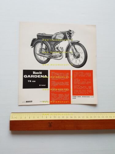 Bianchi Gardena 75 anni 60 depliant originale ITALIANO