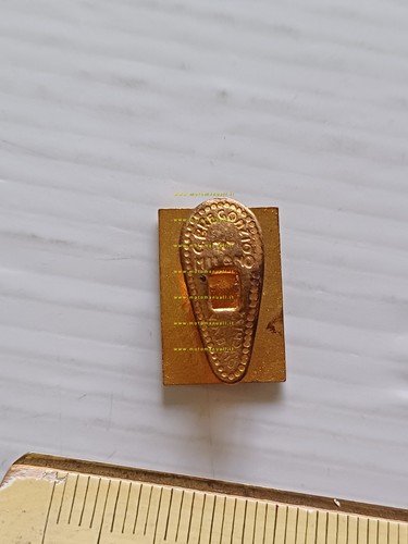 Bianchi moto auto biciclette distintivo smaltato Bergonzi originale anni 30