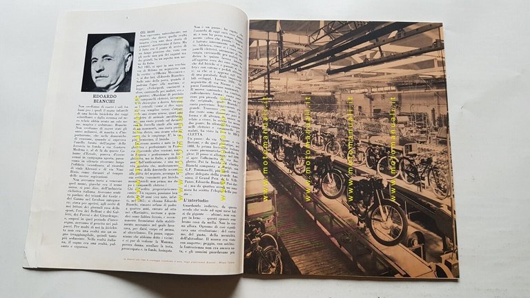 Bianchi moto bici auto rivista Biancoceleste anno 1 n. 1 …