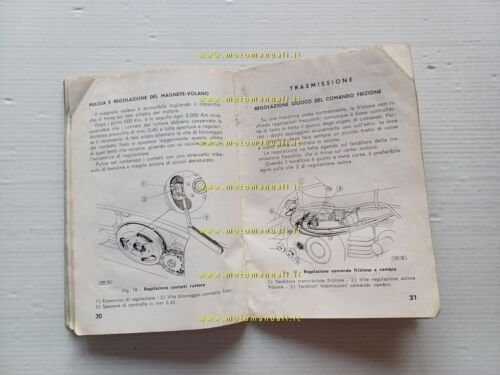 Bianchi Orsetto S 80/2 1962 manuale uso manutenzione libretto italiano …