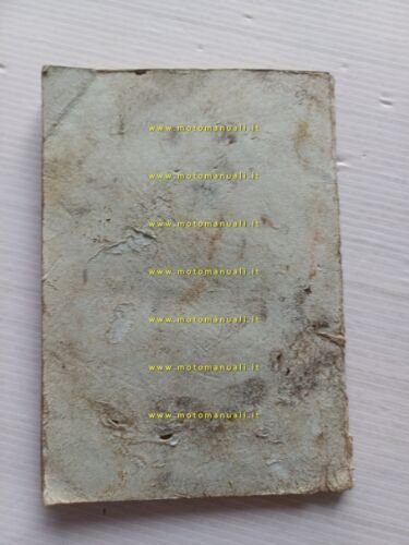 Bianchi Orsetto S 80/2 1962 manuale uso manutenzione libretto italiano …