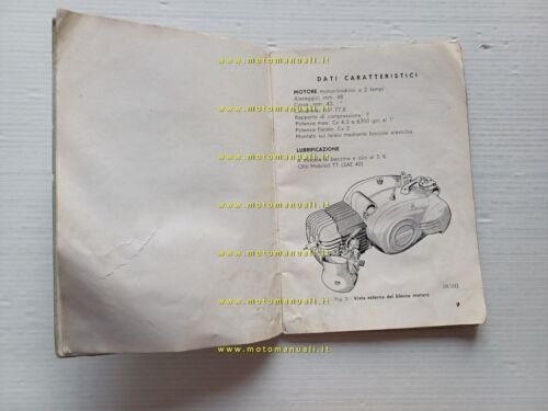 Bianchi Orsetto S 80/2 1962 manuale uso manutenzione libretto italiano …