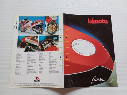Bimota 1000 Furano 1992 depliant ITALIANO INGLESE originale
