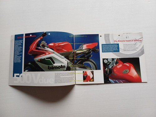 Bimota 500 V2 Iniezione 1997 depliant italiano originale