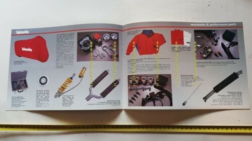 Bimota Accessories Performance Parts depliant originale