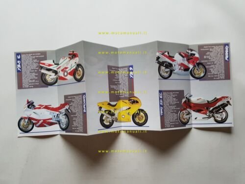 Bimota catalogo produzione modelli 1994 depliant originale inglese