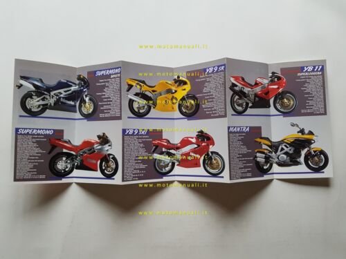 Bimota catalogo produzione modelli 1996 depliant originale inglese