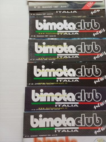 Bimota Club Italia News lotto 8 riviste 22 23 25 …
