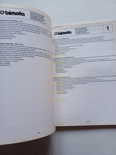 Bimota DB2 SR - SB7 manuale officina SISTEMA ACCENSIONE INIEZIONE …