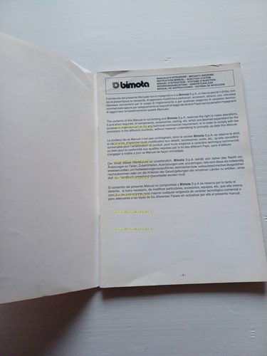 Bimota DB2 SR - SB7 manuale officina SISTEMA ACCENSIONE INIEZIONE …