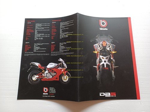Bimota DB5 1000 2005 depliant originale italiano