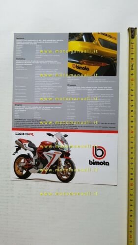 BIMOTA DB5 S 1100 2007 depliant italiano originale moto brochure