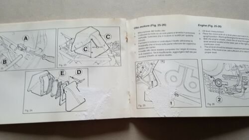 Bimota Ducati DB2 manuale uso manutenzione originale libretto owner's manual