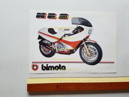 Bimota HB2 900 1982 depliant originale