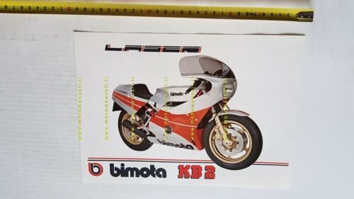 BIMOTA KB2 Laser 550 1981 depliant originale moto brochure