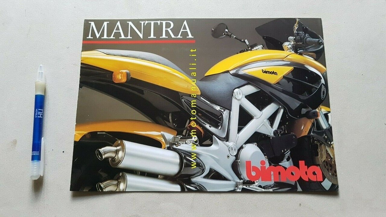Bimota Mantra Ducati 900 1995 depliant moto originale brochure French …