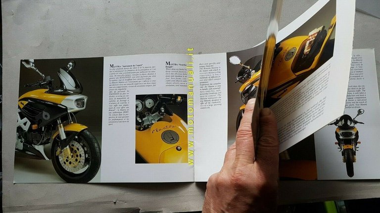 Bimota Mantra Ducati 900 1995 depliant moto originale brochure French …