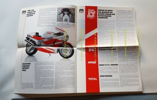BIMOTA P & Q periodico rivista aziendale IFMA 1988 ENGLISH …
