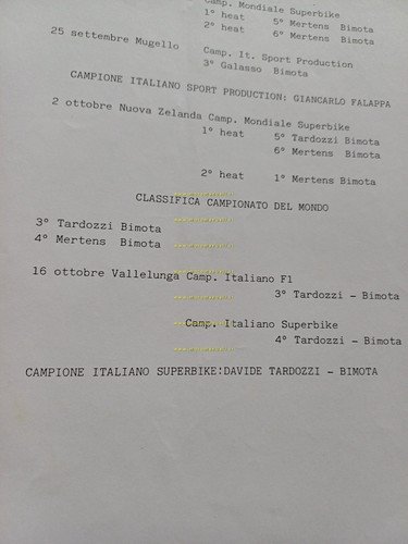 Bimota presentazione Bimota Experience 1988 cartella stampa originale press kit