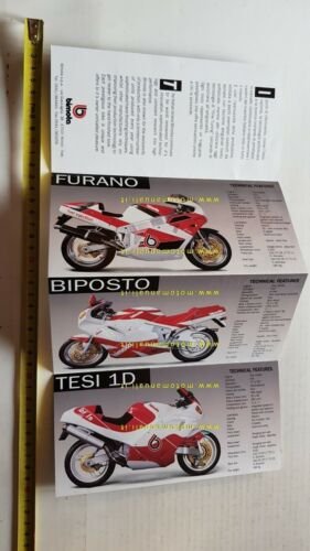 Bimota produzione modelli 1991 depliant moto originale motorcycle brochure