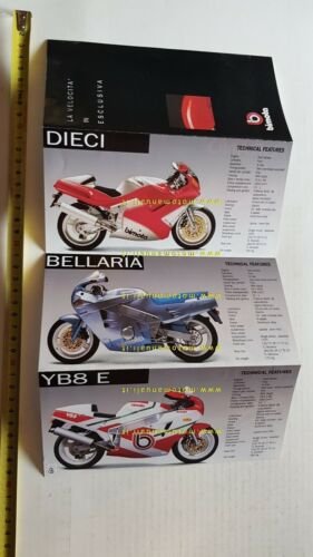 Bimota produzione modelli 1991 depliant moto originale motorcycle brochure