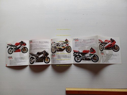 Bimota produzione modelli 1999 depliant inglese originale